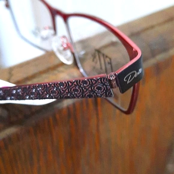 NEW TITANIUM Eyeglass Frame Rx'able, 55 17 135, glasses, hypoallergenic women's - Picture 6 of 7